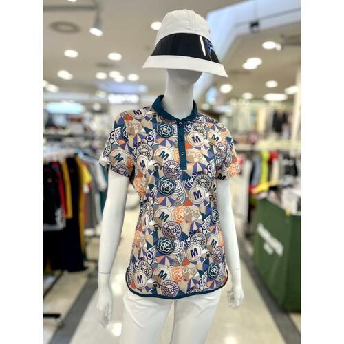 마코 전판 로고 변형 카라 티셔츠 MMW2TS17