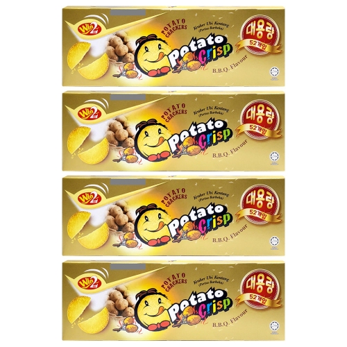 윈윈푸드 포테이토 크리스프 바베큐맛 780g (4개)_이미지