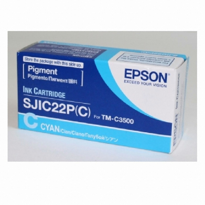 Epson  정품 SJIC22PC 파랑