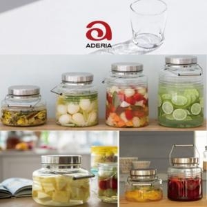 아데리아 메탈 뚜껑 밀폐 유리병 담금주 매실청 보관 용기 이시즈카