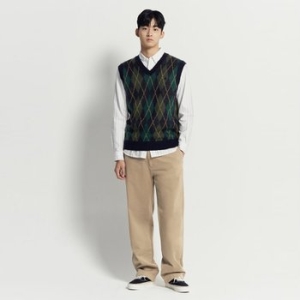 빈폴 치노 세미 와이드핏 팬츠 베이지 BC5X21C22A_이미지