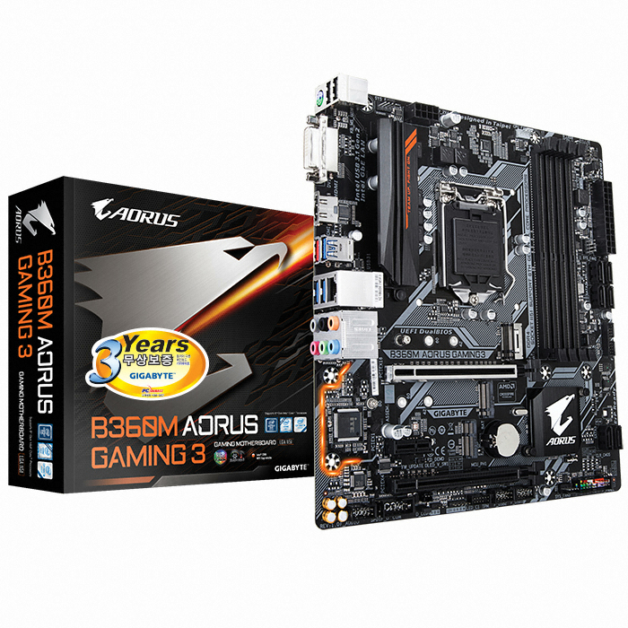 GIGABYTE B360M AORUS Gaming 3 피씨디렉트_이미지