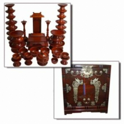 우성공예 물푸레 제기세트 37P (+제기함(봉황))_이미지