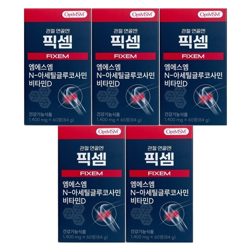 아미코젠 템스원 관절 연골엔 픽셈 1400mg 60정 (5개)