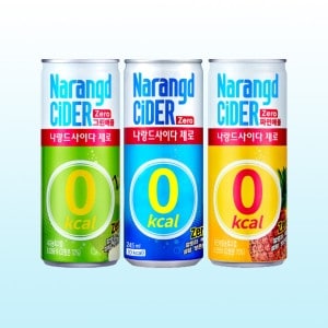 동아오츠카 나랑드 <b>사이다</b> 제로 오리지널 + 그린애플 + 파인애플 245ml