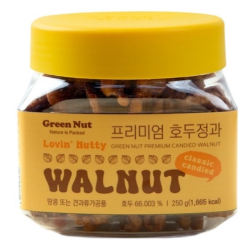 그린너트 프리미엄 호두정과 250g이미지입니다. 누르면 해당 게시물로 새창이동합니다.