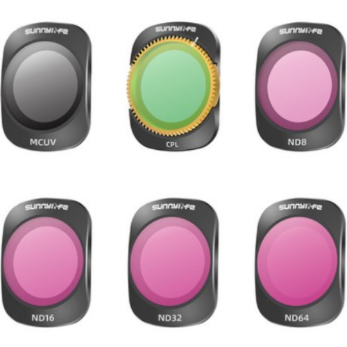 써니라이프 DJI 오즈모 포켓3용 마그네틱 렌즈필터 6종 세트