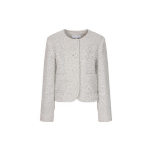 올리브데올리브 울혼방 헤링본 노카라 자켓 OW4WJ9590_이미지