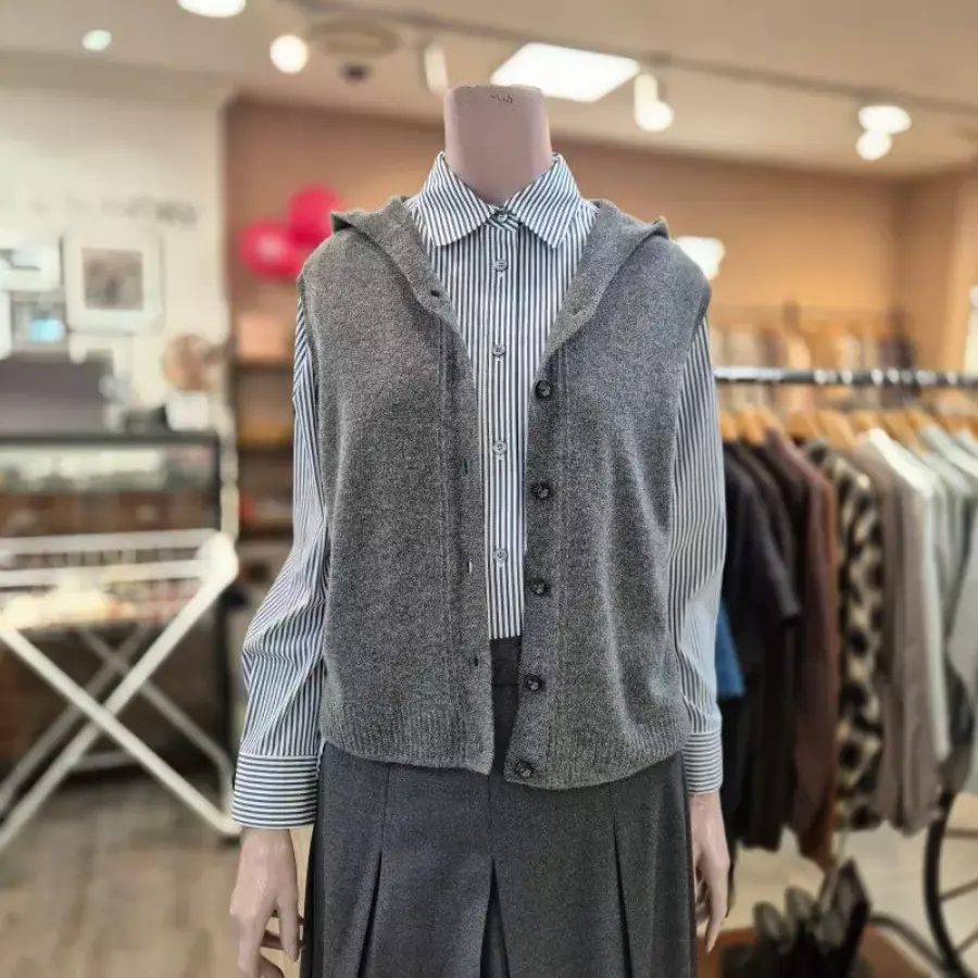 BCBG 비씨비쥐 _ 26년 겨울 라운지 홀가후드 VT 베스트_ B6D9K50197_이미지