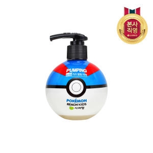 LG생활건강 리치 키즈 포켓몬볼 펌핑치약 사과향 250g (1개)