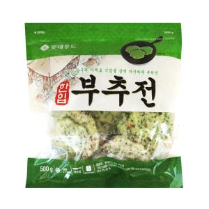 롯데푸드 한입 부추전 500g (2개)