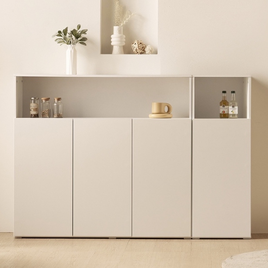 아씨방가구  샌프란 3단 오픈 틈새 수납장 1600