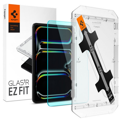 슈피겐 iPad Pro 11 M4 글라스tR 이지핏 강화유리 보호필름 [액정 1매]