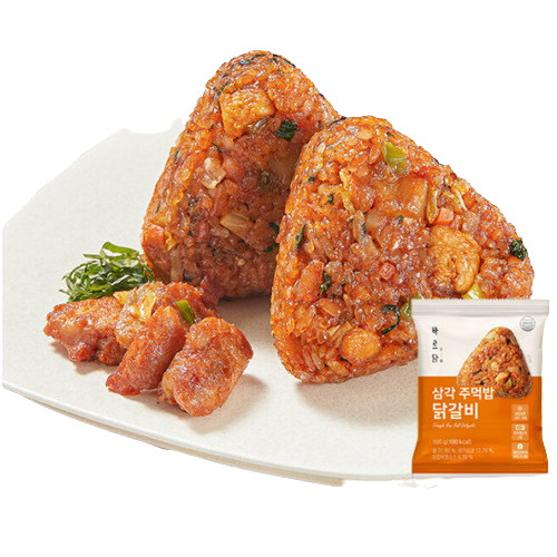 메디쿼터스 바르닭 삼각주먹밥 닭갈비 100g (3개)_이미지