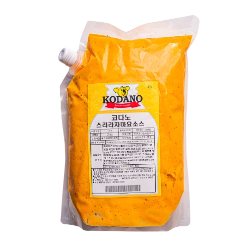 코다노 스리라차마요소스 핫 매운마요 2kg (4개)_이미지