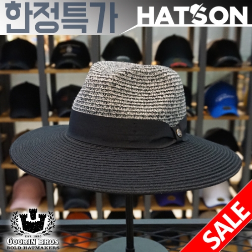 햇츠온 Goorin Bros. 브랜드 플로피햇 밀짚 모자 J2GO204BK DL