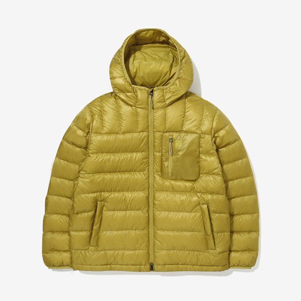 휠라 유광 립스탑 경량 후드 다운 FS2DJG4108M_MUD