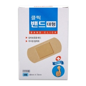 대일제약 SM 밴드 클릭대형 8매 / 반창고 상처보호_이미지