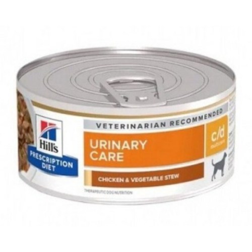  힐스 프리스크립션 다이어트 독 c/d 유리너리 케어 스튜 캔 156g [1개]