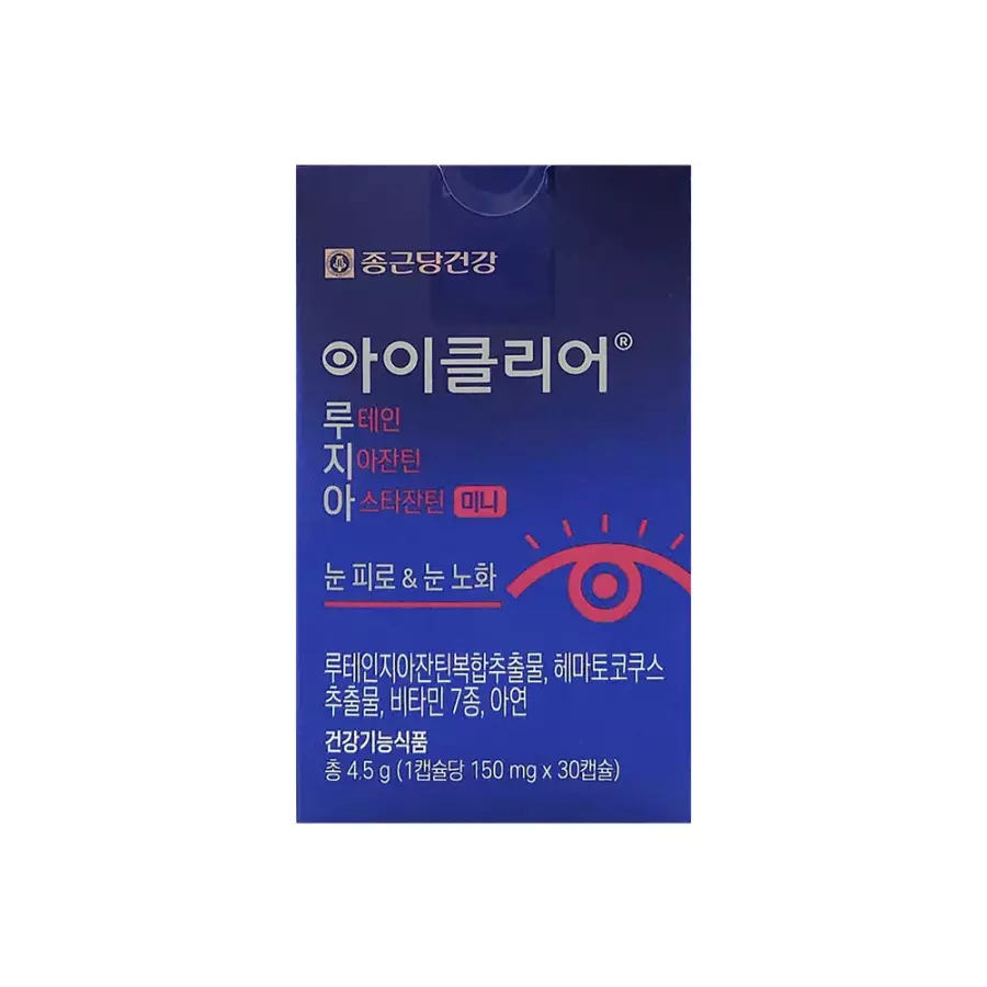 아이클리어 루테인지아잔틴 아스타잔틴 미니 150mg 30캡슐