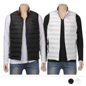 모던브릭 W4CDF05  2color 네크라인 포인트 패딩조끼