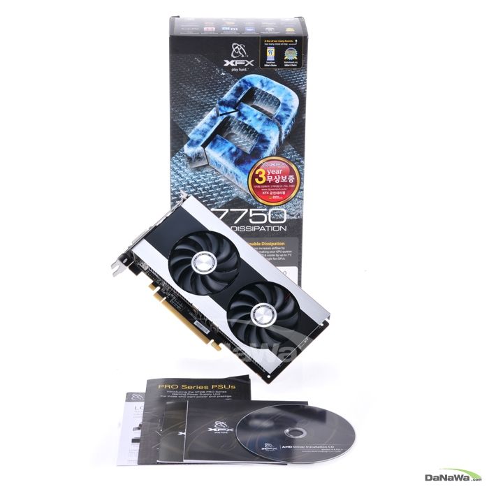 XFX 라데온 HD 7750 D5 1GB GHOST/DD 디지탈그린텍_이미지