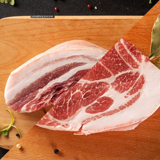 삼달파머스 냉장 제주 흑돼지 오겹살 500g+목살 500g (1개)_이미지