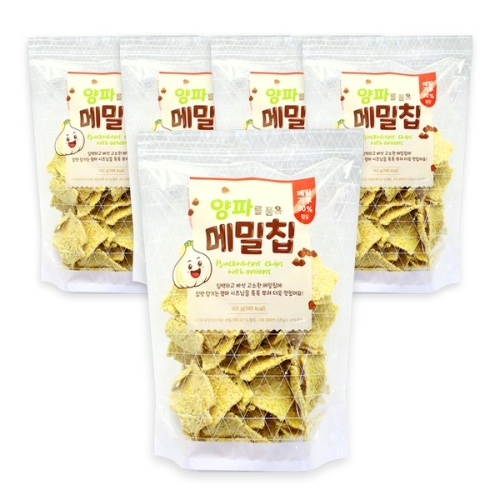 싱싱푸드 양파를 품은 메밀칩 160g (5개)_이미지