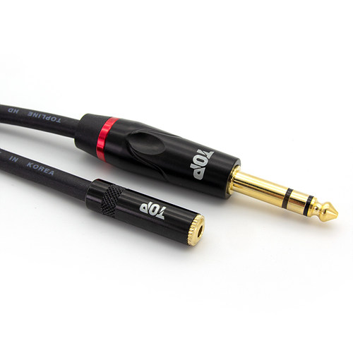 탑라인에이치디 HDTOP 3.5mm to 5.5mm 스테레오 케이블 (5m, HT-TP436)_이미지