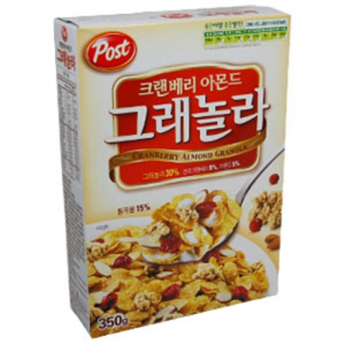 동서식품 포스트 아몬드 크랜베리 그래놀라 350g (10개)_이미지