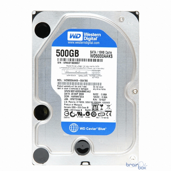 Western Digital WD Caviar Blue SATA2/7200/16M/리퍼비시