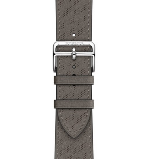 APPLE 워치 에르메스 스위프트 가죽 H 다이애거널 싱글 투어 (그리 메이어) (42mm/44mm/45mm/49mm)