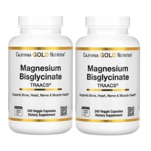 캘리포니아골드뉴트리션 마그네슘 비스글리시네이트 240캡슐 (2개)_이미지