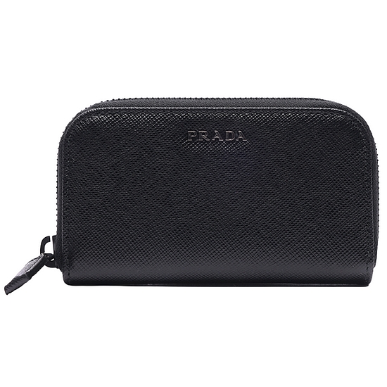 프라다 프라다 2PG604 PN9 F0002 사피아노 메탈 로고 지퍼 키케