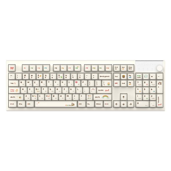 GV10X 유무선 기계식 키보드 따뜻한 크레용