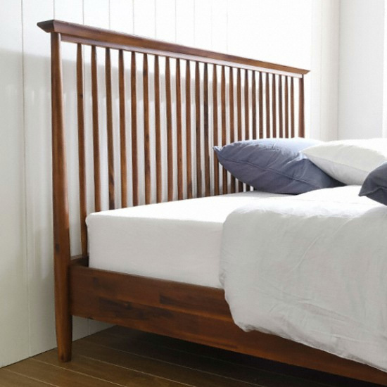 올쏘 아이비 아카시아 원목 침대 Q (매트별도)_이미지