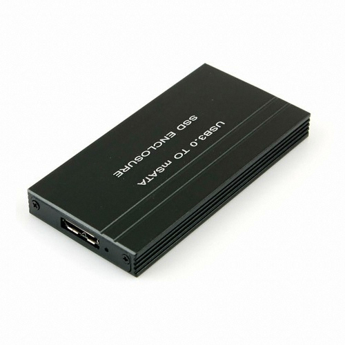 라이트컴 COMS mSATA to USB 3.0 외장케이스 블랙 (HB677) (SSD미포함)_이미지