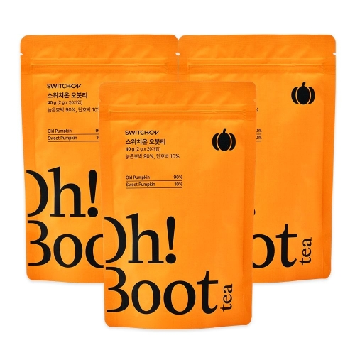 스위치온 오붓티 호박차 60개입