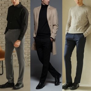 엠필 가을 매직 프리미엄 히든 밴딩 정장바지 6컬러_이미지