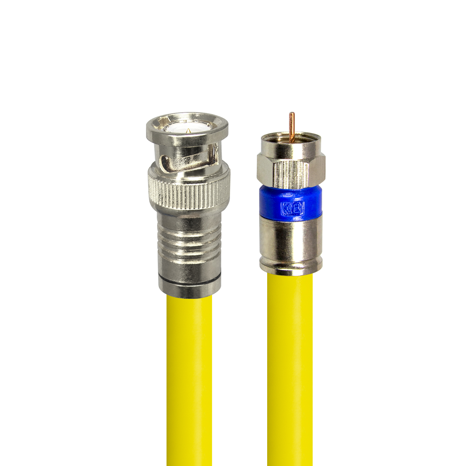 탑라인에이치디 HDTOP 국산 BNC TO RF 5C 옐로우 동축 케이블 (HT-ZYBR050, 5m)