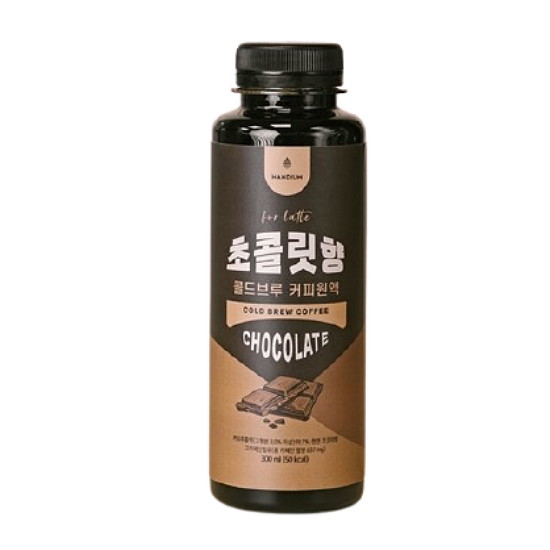 콜드브루 커피 원액 초콜릿향 300ml (라떼전용)