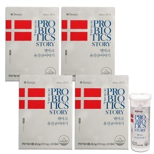 덴프스 덴마크 유산균 이야기 170mg 30캡슐 (4개)