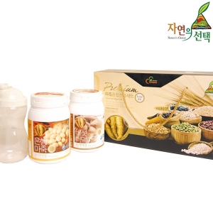 자연의선택 자연의 선택    자연의선택  마죽종합선물세트 1호 1.2kg  버섯더덕마죽600g+은행