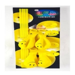 파티클럽 LED스마일컵스틱 /제조기 세트 3입 /151237 X 2매입