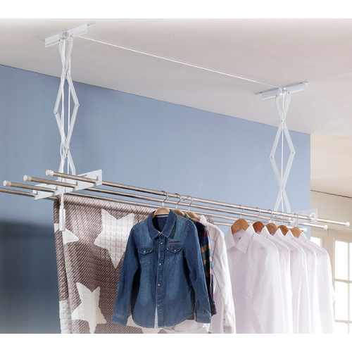 럭키리빙 분체 천장건조대 스텐봉 1950 일반형