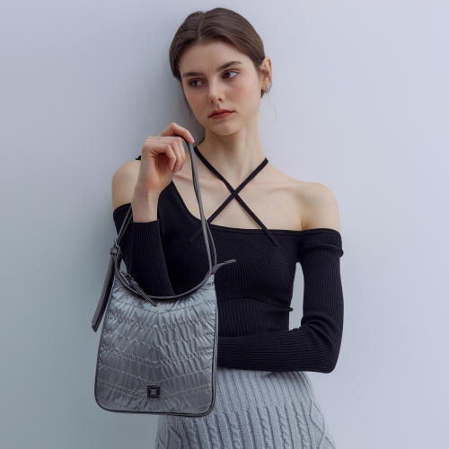  세인트스코트 피비아 스몰 숄더백 L214 실버