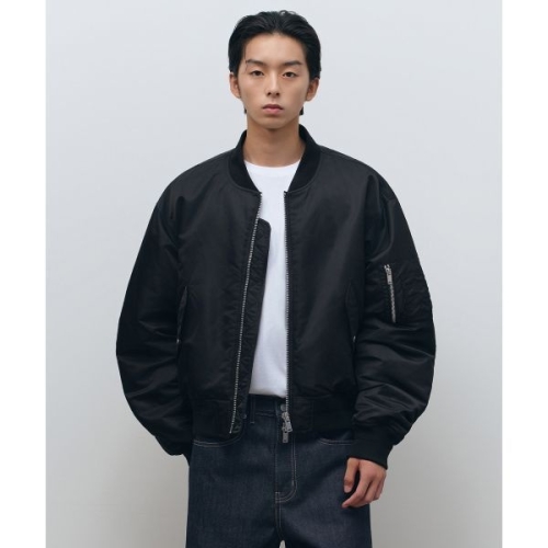 ltgt MUSINSA STANDARD 쇼트 MA-1 보머 자켓 재킷 블랙 MMEUJ103-BK 338425