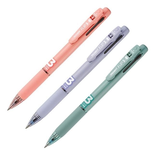 모나미 플립3 3색 멀티펜 0.7mm (12개)_이미지