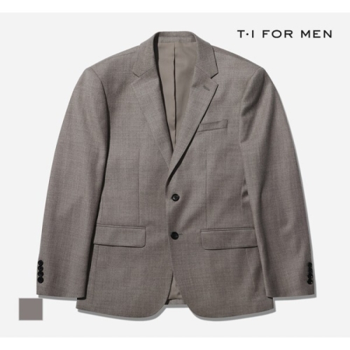 티아이포맨 T.I FORMEN 멜란지 울 SET-UP 자켓 레귤러_M228MTJ101M_이미지