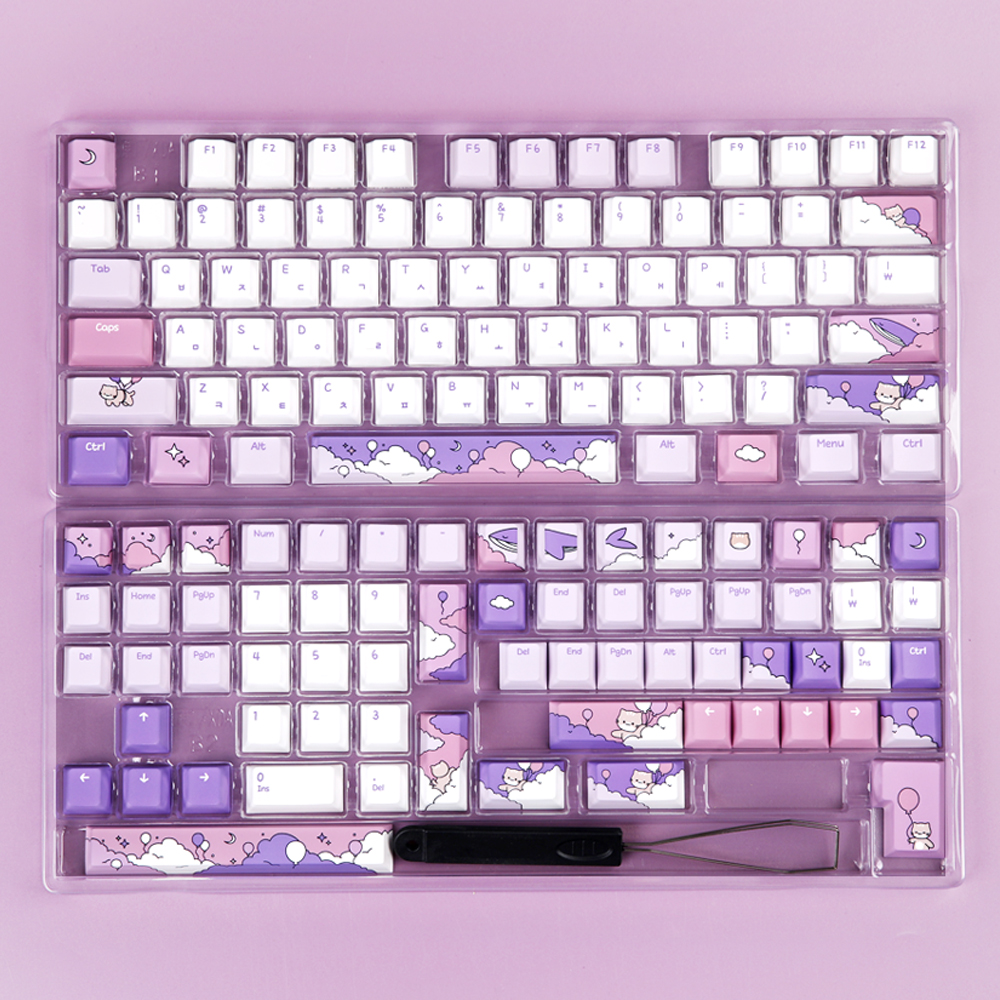몬스타 가츠 구름냥 퍼플 139Pcs_이미지